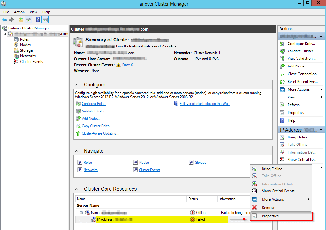 Настройка failover cluster windows server 2016